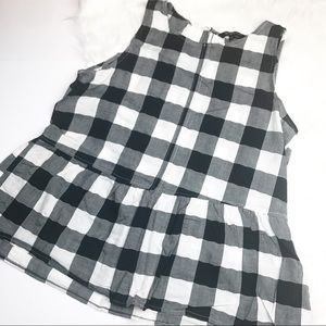 NWOT Velvet Heart Sleeveless Gingham Top.